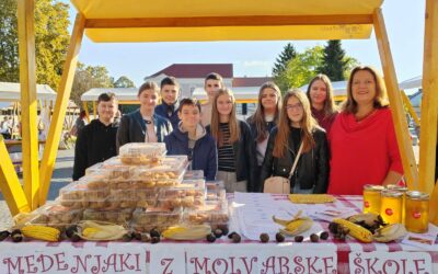 PROJEKT „MEDENJAKI  Z MOLVARSKE ŠKOLE”: SUDJELOVANJE NA MANIFESTACIJI 21. ĐURĐEVEČKI MEDVENI DEN