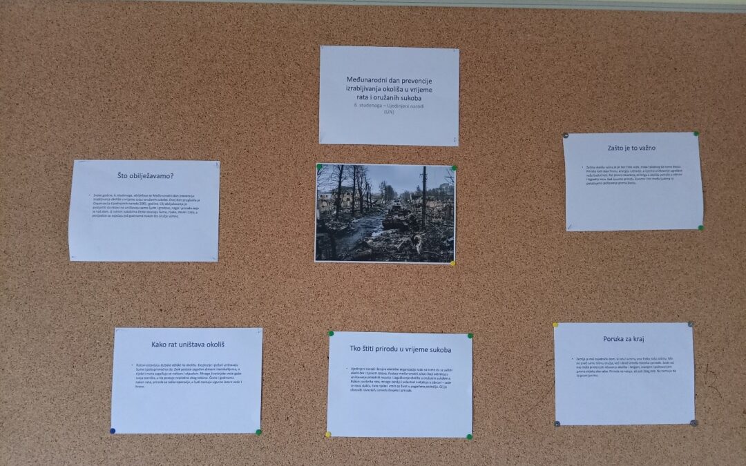 MEĐUNARODNI DAN BORBE PROTIV IZRABLJIVANJA OKOLIŠA U VRIJEME RATA ILI ORUŽANOG SUKOBA