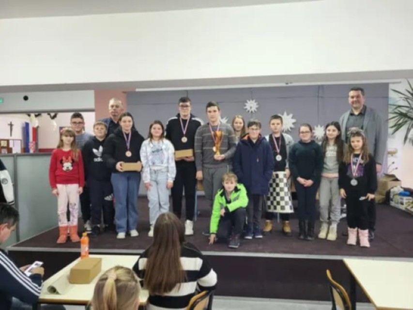 TURNIR ZA POLAZNIKE ŠAHA U OSNOVNIM I SREDNJIM ŠKOLAMA KOPRIVNIČKO-KRIŽEVAČKE ŽUPANIJE ZA 2026. GODINU