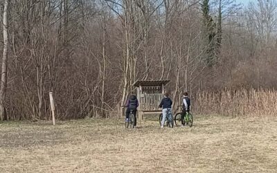 UČENICI EKOLOŠKE GRUPE U „LOVU“ NA DIVLJE VRSTE U VRBACIMA KRAJ DRAVE